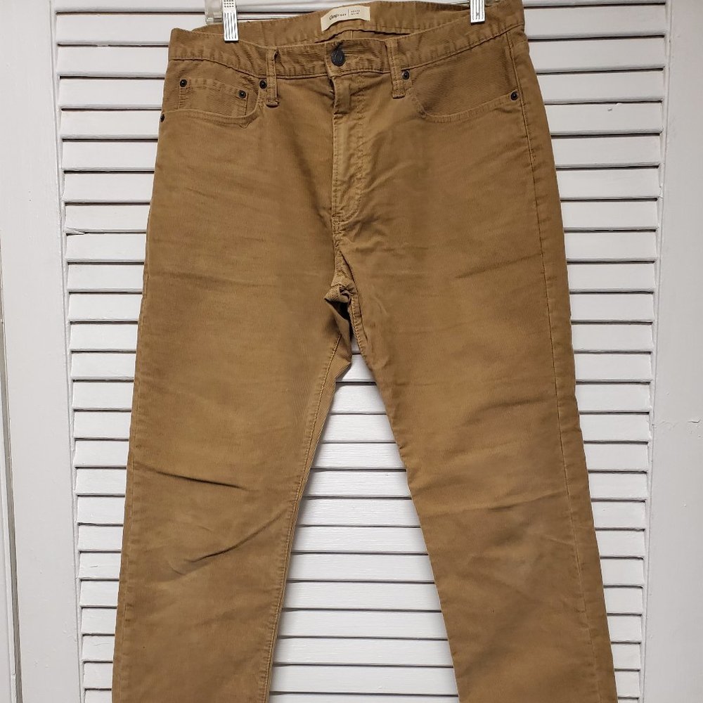 gap men's slim fit corduroy